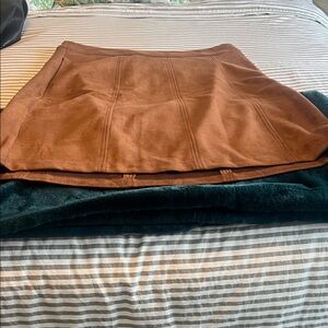 Lane Bryant Rich Brown A-Line Skirt